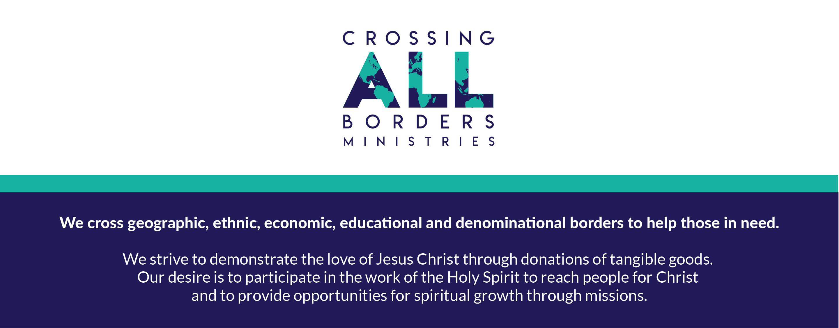 Logo for Crossing All Borders Ministries